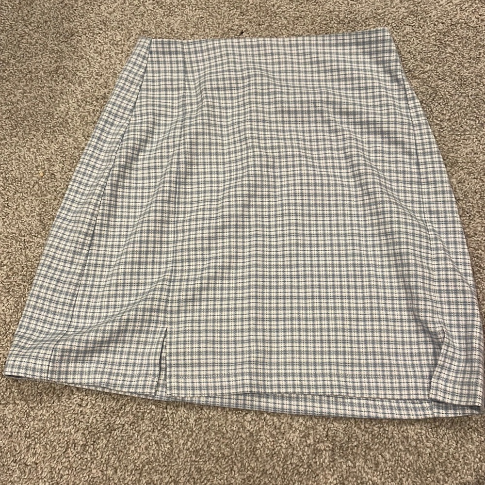 plaid brandy melville skirt